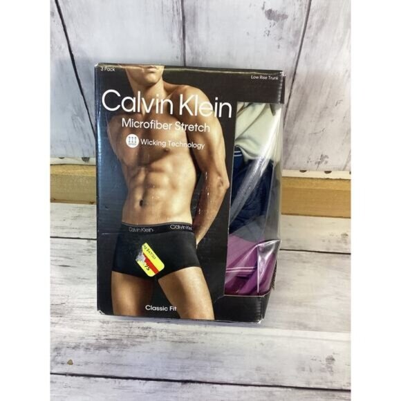 Preppy Streetwear Coquette Utility Calvin Klein Boxers Mens 3 Underwear 2XL - Picture 1 of 2